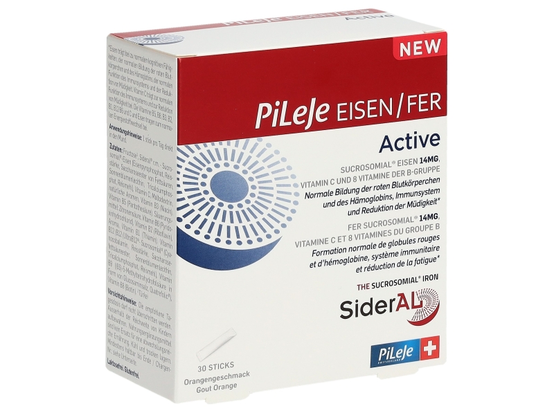 PILEJE eisen/fer active sticks 30 pce