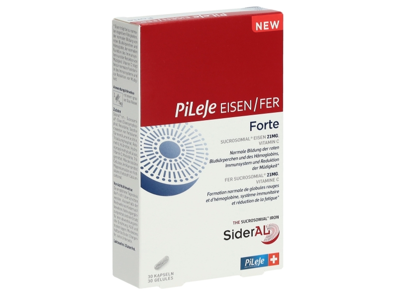 PILEJE eisen/fer forte caps 30 pce