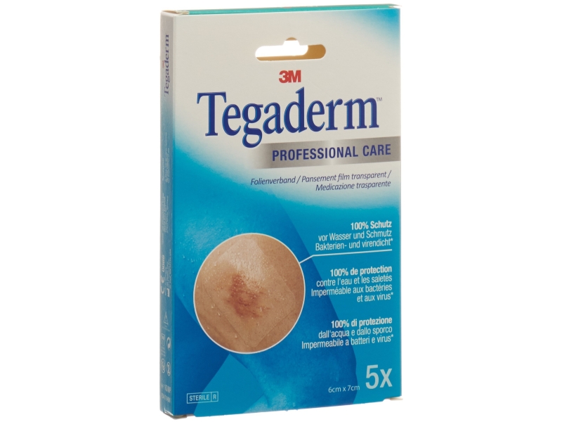 3M TEGADERM Film pansement transparent 6 x 7cm 5 pièces